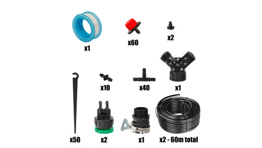 Set irigare prin picurare 60m 167 duze HARVEST GX image