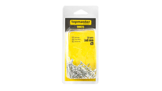 Нитове 3x8mm 50бр. Topmaster Professional image