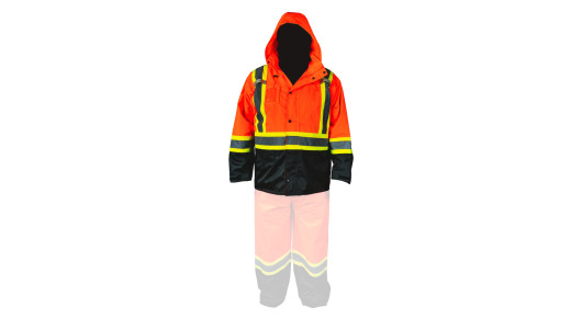 Waterproof jacket high-vis orange XXL RD image