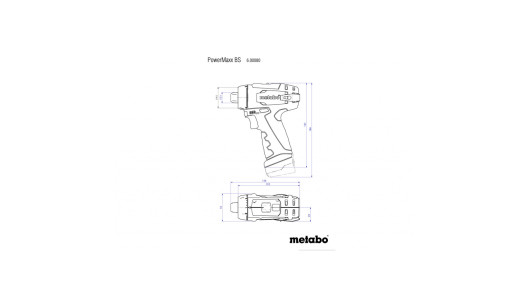 Винтоверт акум. 10.8V 34Nm METABO POWERMAXX 2x2Ah big case image