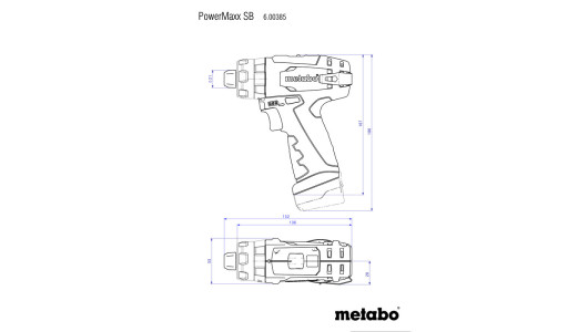 PowerMaxx SB Basic Cordless impact drill image