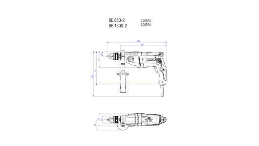 Бормашина 1300W METABO BEV 1300-2 image