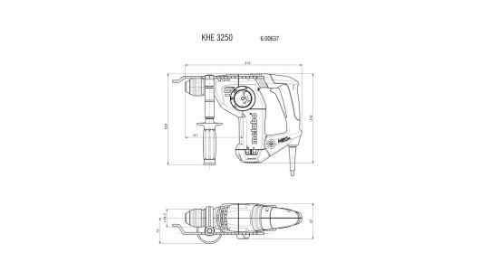 Ciocan 800W 32mm METABO KHE 3250 image