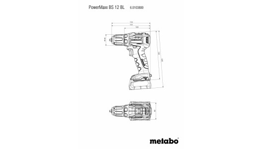 Baterie șurubelniță. 12V 45Nm METABO POWERMAXX BS 12 BL 2x2A image