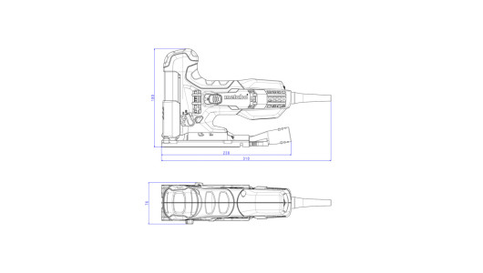 Прободен трион 710W 100mm METABO STE 100 QUICK image