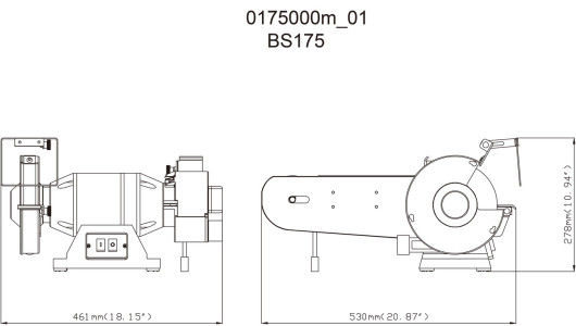 BS 175 * Bench grinders image