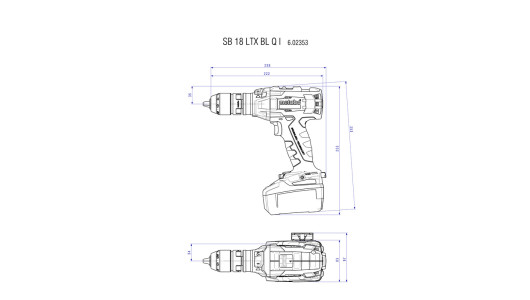 SB 18 LTX BL Q I Cordless impact drill image