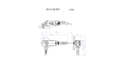 WE 24-230 MVT Angle Grinder image