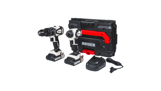 Surubelnita cu impact brushless RDI-CDB04W si HID01W 2x2Ah image