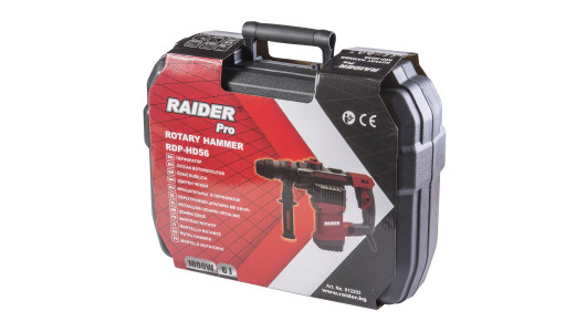 Перфоратор 1800W 35mm SDS-plus 6J рег. обороти RAIDER PRO RDP-HD56 image