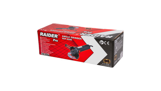 Ъглошлайф 125mm 750W RAIDER PRO RDP-AG80 Black Edition image