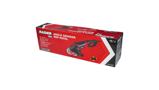 Angle grinder 230mm 2400W RDP-AG65 Black edition image