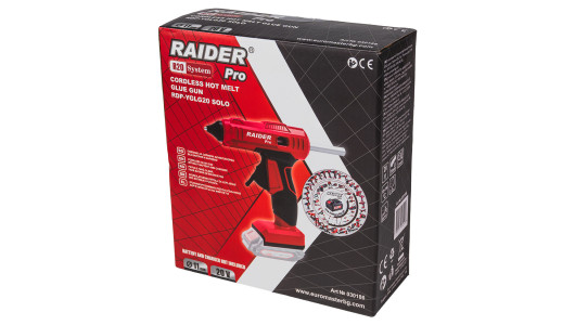 R20 Cordless Hot Melt Glue Gun &oslash;11 Solo RDP-YGLG20 image