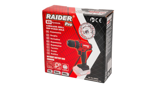 R20 Masina de gaurit 2 viteze 10mm 44Nm SS Solo RDP-PCD20 image