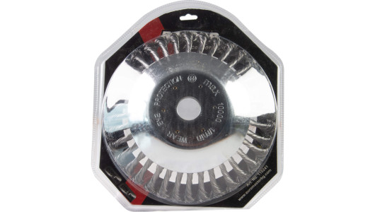 Twist Knot Wire Bevel Brush &Oslash;200mmx&Oslash;25.4mm for brush cutter image