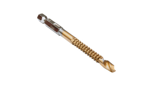 Burghiu tip freza combinata HSS TiN HEX 1.4" 6.0 mm image