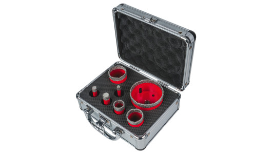 Set de carote diamantate dry M14 &Oslash;8-68mm AL Case image
