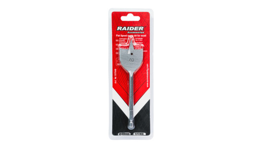 Flat Speed spade bit for wood 1/4" hex shank &Oslash;40 mm image