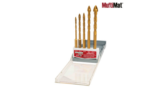 Set 5 burghie multi-material 4 placi &Oslash;4 5 6 8 10mm 1/4" HEX image