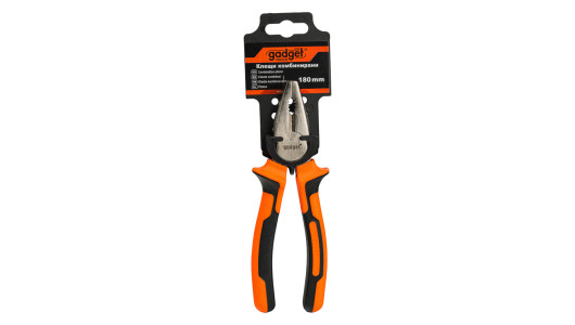 Combination pliers bi-material handle 180mm GD image