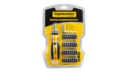 Adjustable screwdriver with bits- 29pcs TMP image