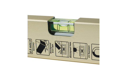 Nivela aluminiu magnetica 2 bule 400mm TMP STARK image