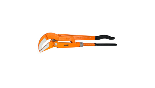Swedish type pipe wrench 1_1/2" angl.45&deg; GD image