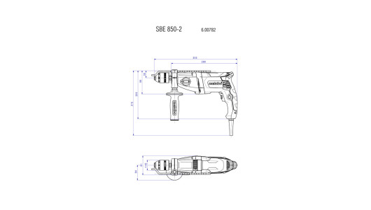 Impact drill 850W METABO SBE 850-2 SSBF image