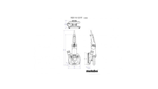 Шлайф за бетон 125mm 1900W METABO RSEV 19-125 RT image