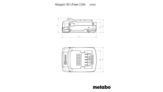 Акум. батерия 18.0V 2.0Ah Li-Power image