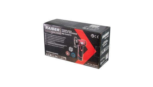 Cordless Angle Grinder12V 2Ah 75x10mm RD-CAG72 image
