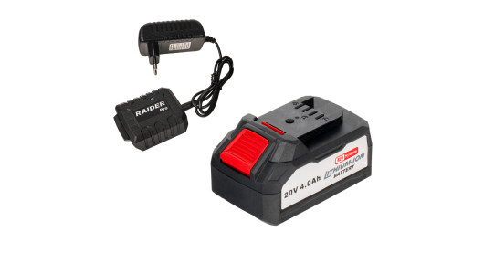R20 Ъглошлайф акум.безчетков &Oslash;125mm 4Ah в куф. RAIDER PRO RDP-PBAG20Set image