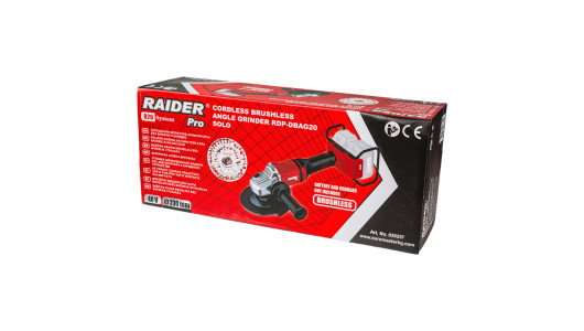 R20 Ъглошлайф безчетков &Oslash;230mm 40V Solo RDP-DBAG20 image