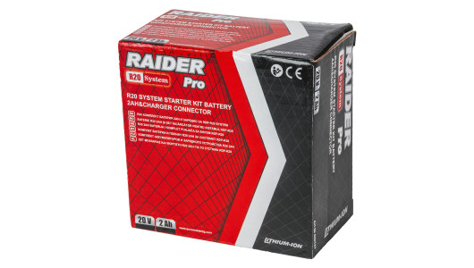 R20 Комплект батерия 2Ah и зарядно за RAIDER PRO RDP-R20 System image