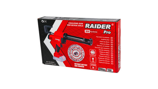 R20 Caulking Gun 310ml LED variable speed Solo RDP-BCG20 image