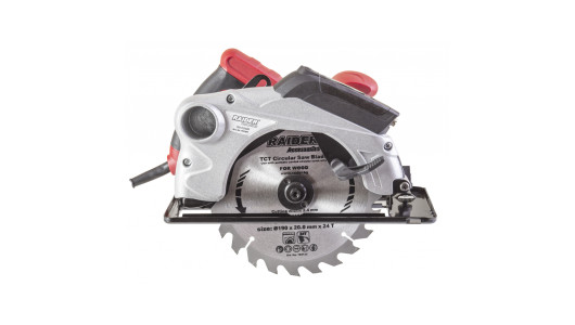 Циркуляр ръчен &oslash;190mm 1500W лазер RAIDER RD-CS22B image