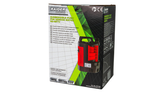 Submersible Pump 900W 250L/min 8m 30mm Oil sensor RD-WP73 image