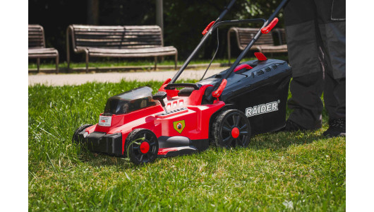 R20 Brushless Cordless Lawn Mower 37cm 35L Solo RDP-BCLM20 image