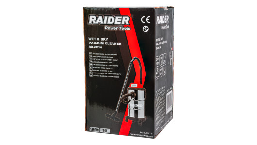 Прахосмукачка за сухо и мокро 1400W 30L Inox RD-WC14 image