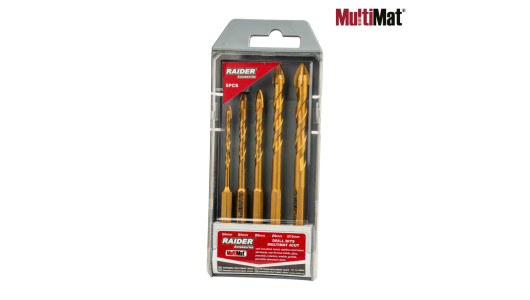 Set 5 burghie multi-material 4 placi &Oslash;4 5 6 8 10mm 1/4" HEX image