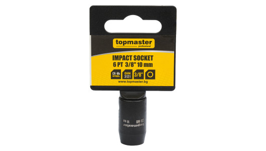 Вложка ударна 6 стенна 3/8"х10mm TMP image