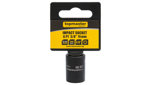 Вложка ударна 6 стенна 3/8"х15mm TMP image