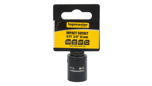 Impact socket 3/8" x 16 mm TMP image