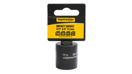 Вложка ударна 6 стенна 3/8"х22mm TMP image