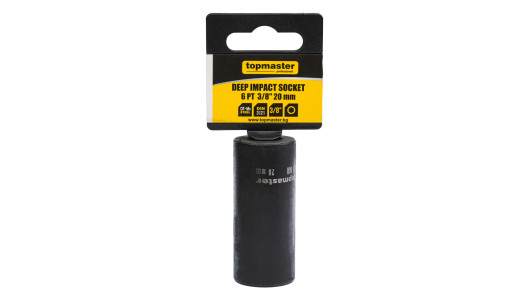 Deep impact socket 3/8" x 20 mm TMP image
