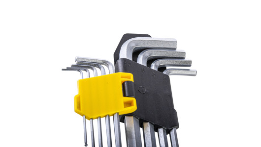 Short arm ball point hex key 1.5-10mm set 9pcs CR-V TMP image