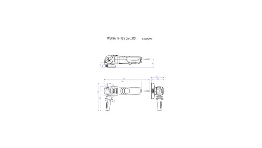 Ъглошлайф 125mm 1700W METABO WEPBA 17-125 Quick DS image