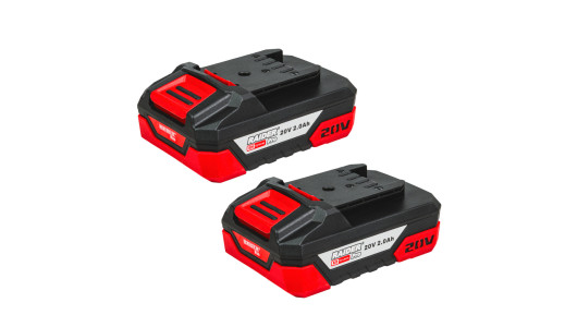 R20 Brushless Drill 2speed 10mm 50Nm 2x2Ah Case RDP-PBD20 image