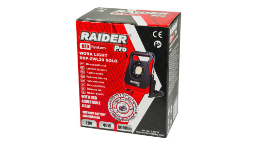 R20 Lampa de lucru 45W 5000lm dimabila USB AL Solo RDP-ZWL20 image