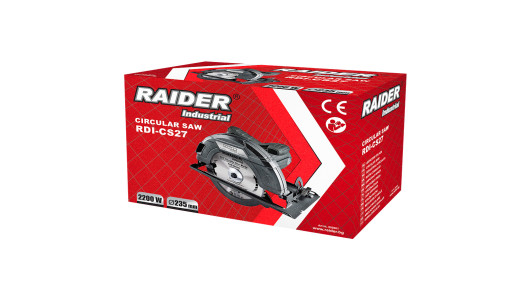 Циркуляр ръчен ø235mm 2200W RAIDER INDUSTRIAL RDI-CS27 image